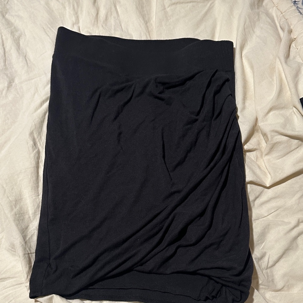 Helmut Lang Black Pencil Skirt